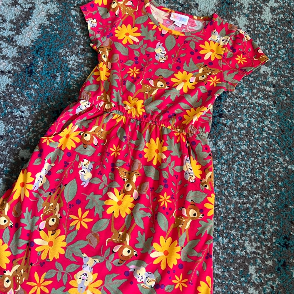 Lularoe Disney Bambi Size 8 M Dress